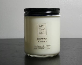 8oz Hand-poured Scented Soy Candle