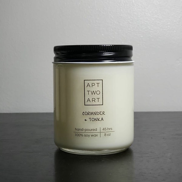 8oz Hand-poured Scented Soy Candle