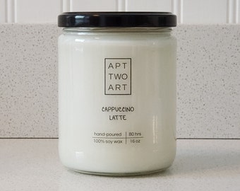 16oz Hand-Poured Scented Soy Candle