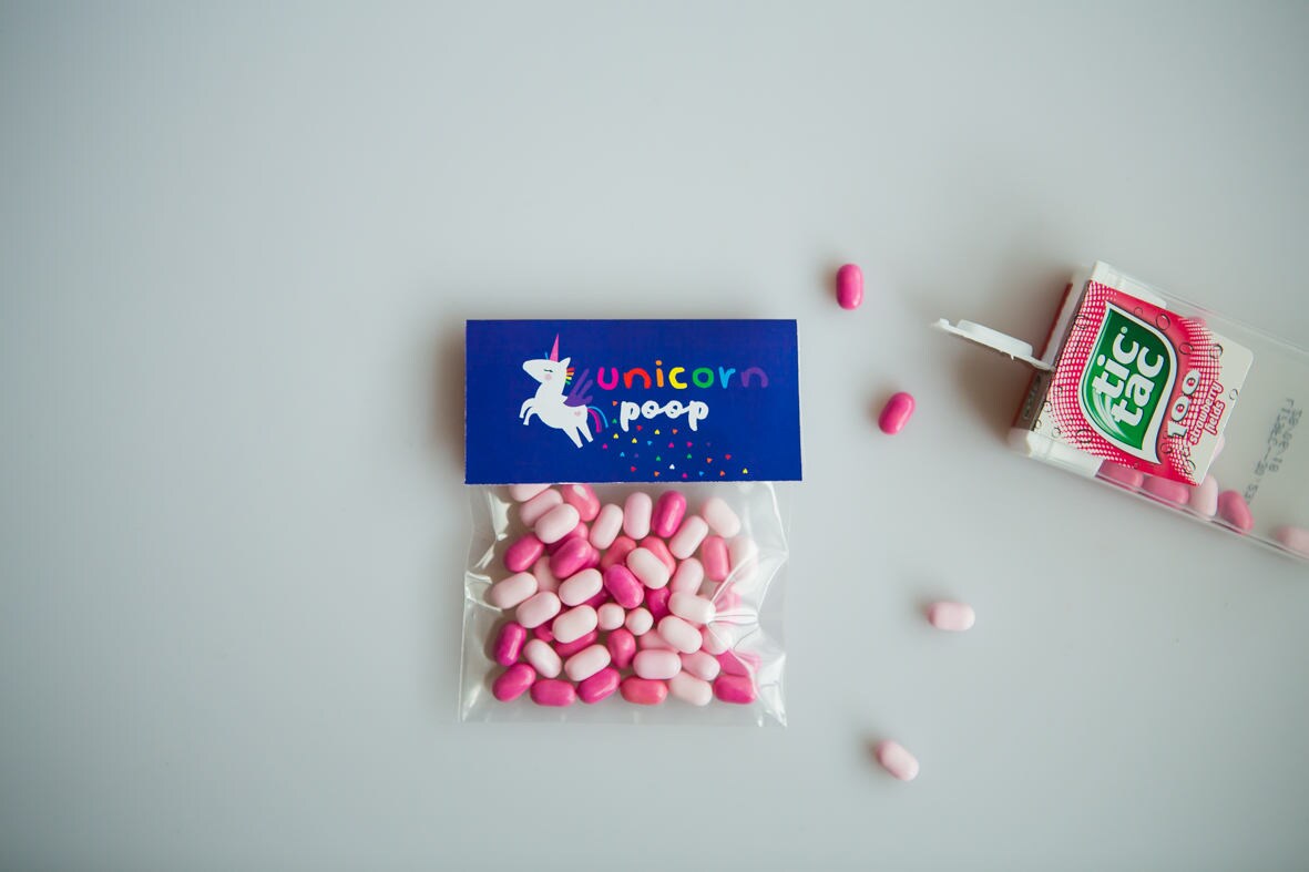 EDITABLE Rainbow Unicorn Poop Labels Rainbow Unicorn Printables Unicorn ...