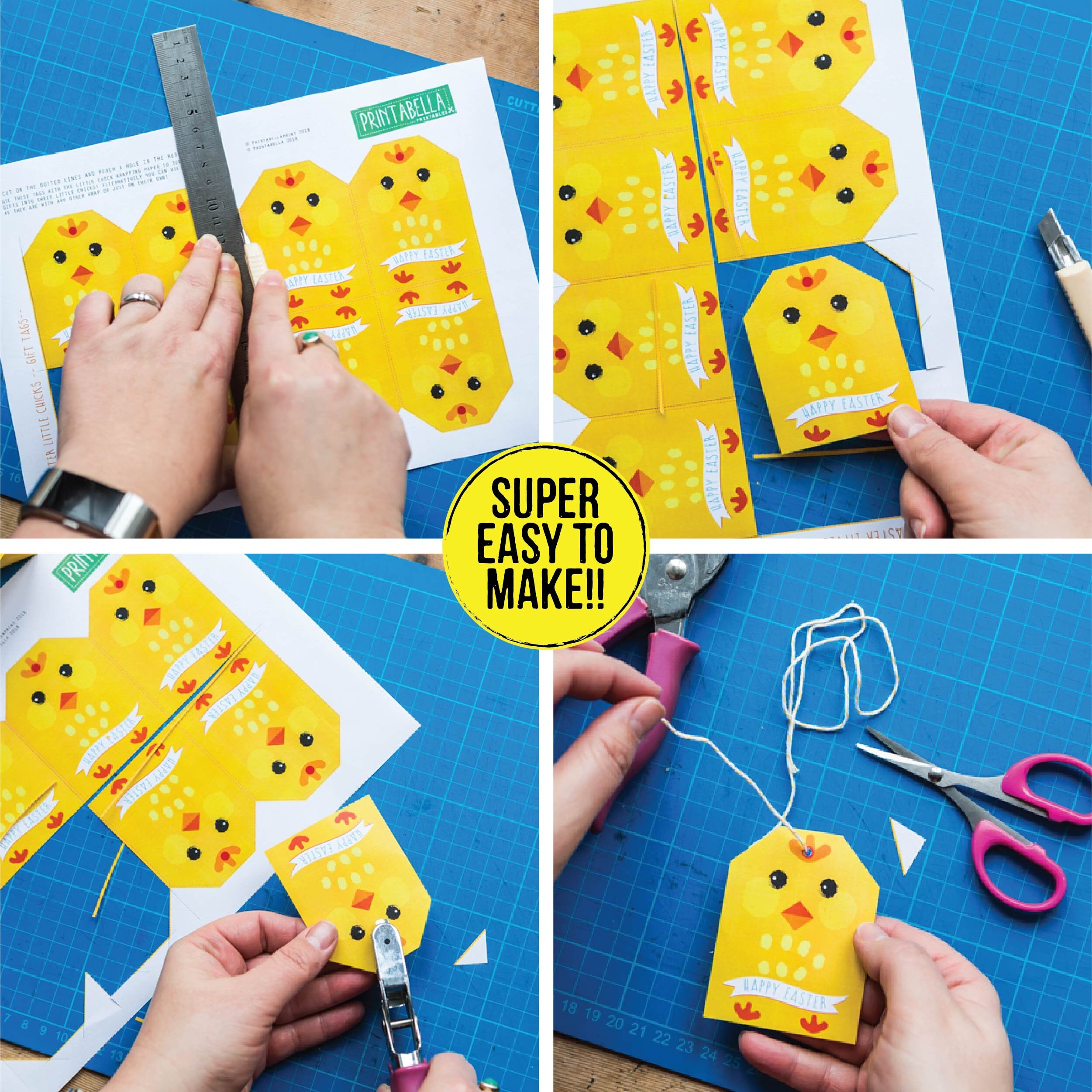 EASTER GIFT WRAP Little Chick Easter Gift Tag And Easter Etsy Espa a