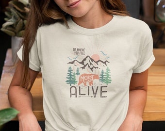 Nature Lover T-Shirt: Boho Outdoor Graphic Tee