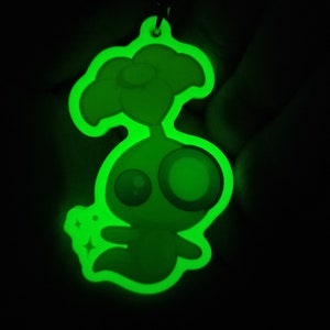 GLOW in the DARK - Glow Pikmin Charm!