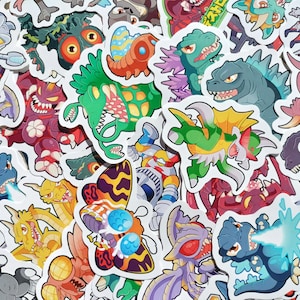 Monster Island Minis! STICKERS SET!