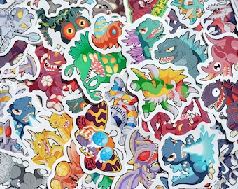 Monster Island Minis! STICKERS SET!