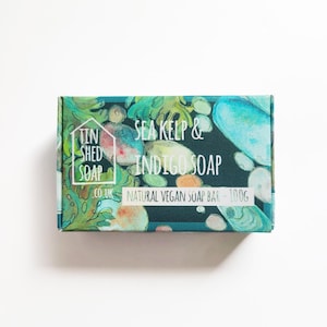 Vegan Welsh Sea Kelp & Indigo Soap