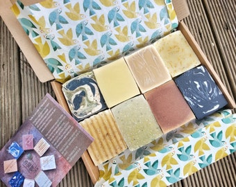 Soap gift box, 8 slices - free postage
