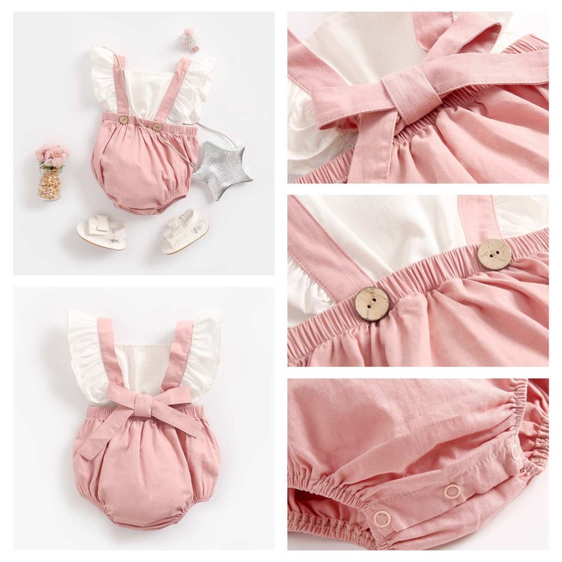 FREE SHIPPING Baby girl clothes baby girl romper baby girl outfits toddler romper baby romper for girls romper boho romper baby girl gift