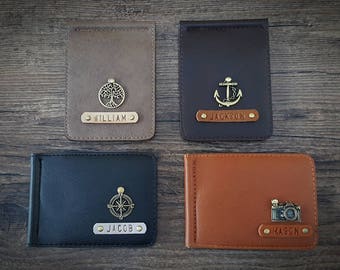 Money Clip Wallet Etsy - personalized money clip wallet minimalist money clip wallet simple card sleeve awesome gift pe!   rsonalized wallet personalized gift