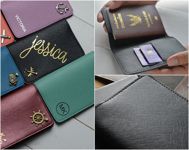 Personalized Passport Holder Personalized Leather Passport Etsy