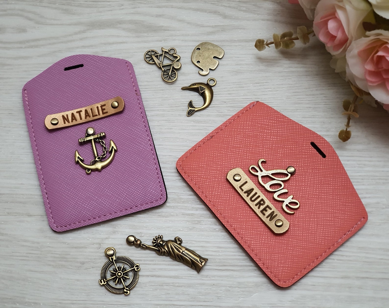 Personalized ID Badge Holder With Lanyard Id Holder Lanyard Etsy