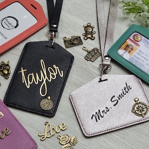 Personalisierter Ausweishalter mit Schlüsselband, Ausweishalter, Schlüsselband mit Ausweishalter, Personalisierter Ausweishalter, Lehrerband mit Ausweishalter