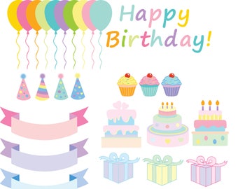 Birthday banner svg | Etsy