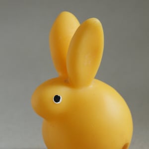 rabbit toy, vintage toy, retro rubber rabbit