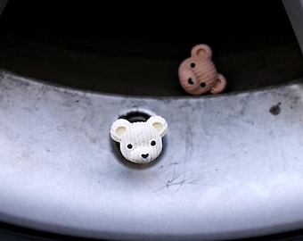 Tapones de válvula con forma de animales para coches, bicicletas y motocicletas.