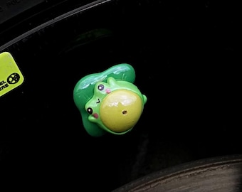 Tapón de válvula de neumático: Ranas panza arriba, Flotador, Rana hongo, Bebidas, Nenúfar, Pato en la cabeza, Loto para autos, motocicletas y bicicletas