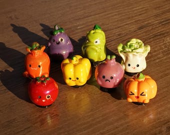 Tapón de válvula de neumático: para verduras, repollo, zanahoria, cebolla, pimiento amarillo, calabaza, tomate y berenjena. Ideal para autos, motocicletas y bicicletas.