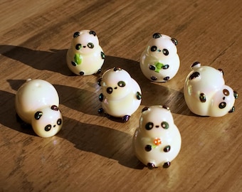 Tapón de válvula de neumático Chunky Panda para coches, bicicletas y motocicletas.