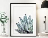 Succulent Print, Cactus Print, Aloe Vera Print, Agave Print, Bedroom Decor, Digital Download Prints, Agave Art, Plant Prints, 263