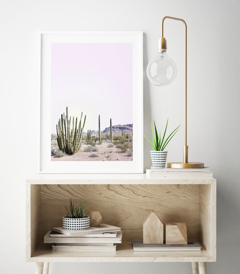 Desert Photography Desert Landscape Print Cactus Print | Etsy
