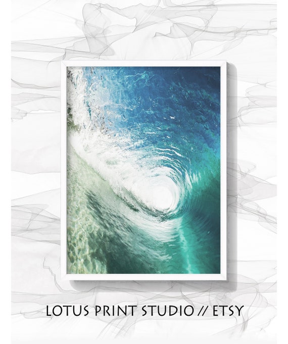 Print A4 A3 Ocean Calm Poster Animal Wall Art Decor