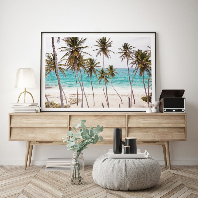 Beach Print Coastal Prints Beach Decor Palm Trees Wall Art Etsy Australia