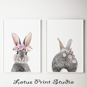 bunny nursery prints