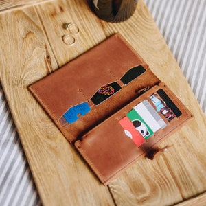 Personalized wallet, leather wallet women's, custom wallet, engraved wallet, womens wallet, bifold wallet, slim wallet, 3rd anniversary gift