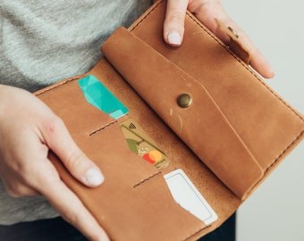 Custom wallet, leather wallet women's, personalized wallet, engraved wallet, cute wallet, slim wallet, womens wallet, 3rd anniversary gift