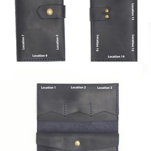 Minimalist wallet women | Leather wallet women | Leather card wallet | Custom wallet | Slim wallet | Womens wallet | Mothers Day Gift Idea imagen 6