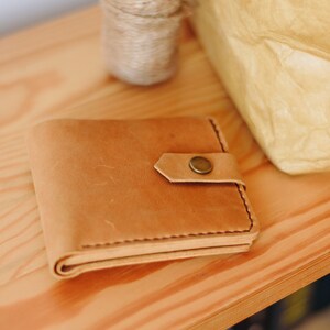 Cartera de cuero hombre, mini cartera, cartera pequeña, cartera personalizada para hombre, cartera grabada para hombre, cartera personalizada para hombre, regalo para él imagen 5
