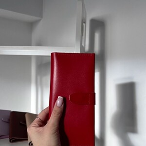 Minimalist wallet women | Leather wallet women | Leather card wallet | Custom wallet | Slim wallet | Womens wallet | Mothers Day Gift Idea imagen 7
