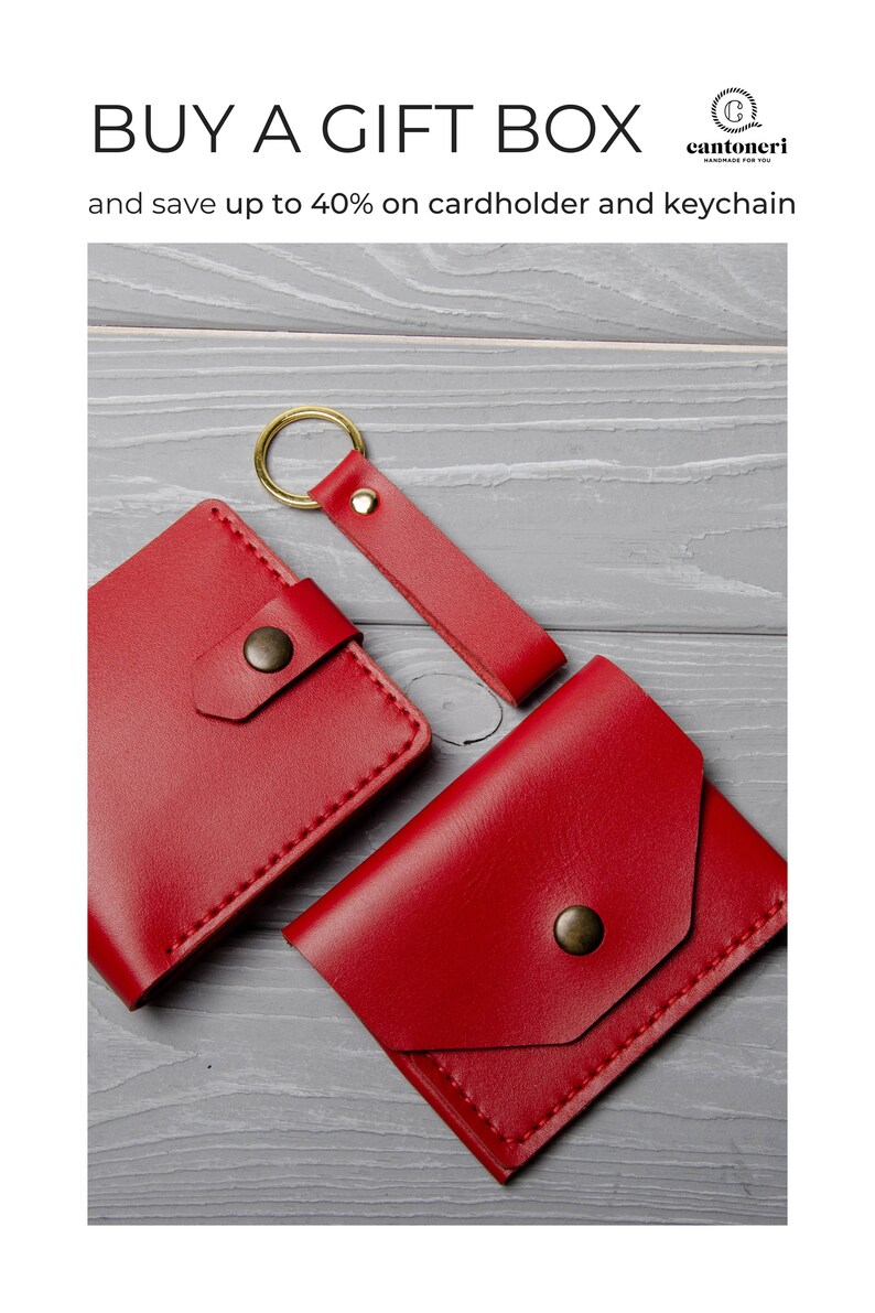 Cartera de cuero mujer, billetera personalizada, billetera tarjeta, billetera perosnalizada, billetera linda, billetera pequeña, billetera de mujer, billetera de cuero minimalista imagen 3