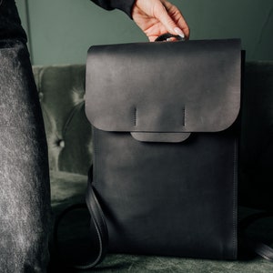Sac à dos en cuir pour femme, sac à dos de voyage pour ordinateur portable en cuir, sac à dos MacBook en cuir, cadeau sac pour ordinateur portable en cuir, sac à dos en cuir, cadeau sac pour femme