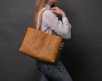 Leather Tote Bag,Women Tote Leather,Laptop Leather tote,Idea Gift for her,Leather tote handbag,Leather Diaper Bag,Women gift