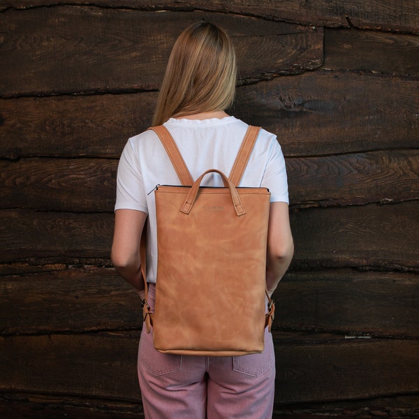 Leather Backpack for women,Leather laptop Backpack,Leather rucksack womens,Laptop Backpack,Travel rucksack,Macbook Backpack Leather