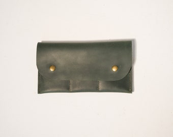 Cartera de cuero para mujer, Cartera de regalo hecha a mano, Cartera de cuero de viaje, Cartera de cuero para hombres, Cartera de cuero genuino, Titular de viaje, Embrague de mujer, Regalo