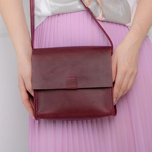 Sac bandoulière en cuir femme sac à bandoulière Mini sac bandoulière sac à main en cuir femme sac à main sac minimaliste trousse à cosmétiques sac de soirée cadeau