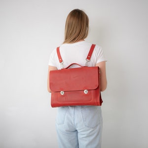 Leder Rucksack Frauen,Leder Aktentasche Frauen,Leder Satchel,Laptop Leder Rucksack,Leder Umhängetasche,Laptop Umhängetasche Bild 7