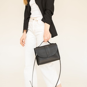 Sac bandoulière en cuir femme sac à bandoulière Mini sac bandoulière sac à main en cuir femme sac à main minimaliste sac bandoulière cadeau