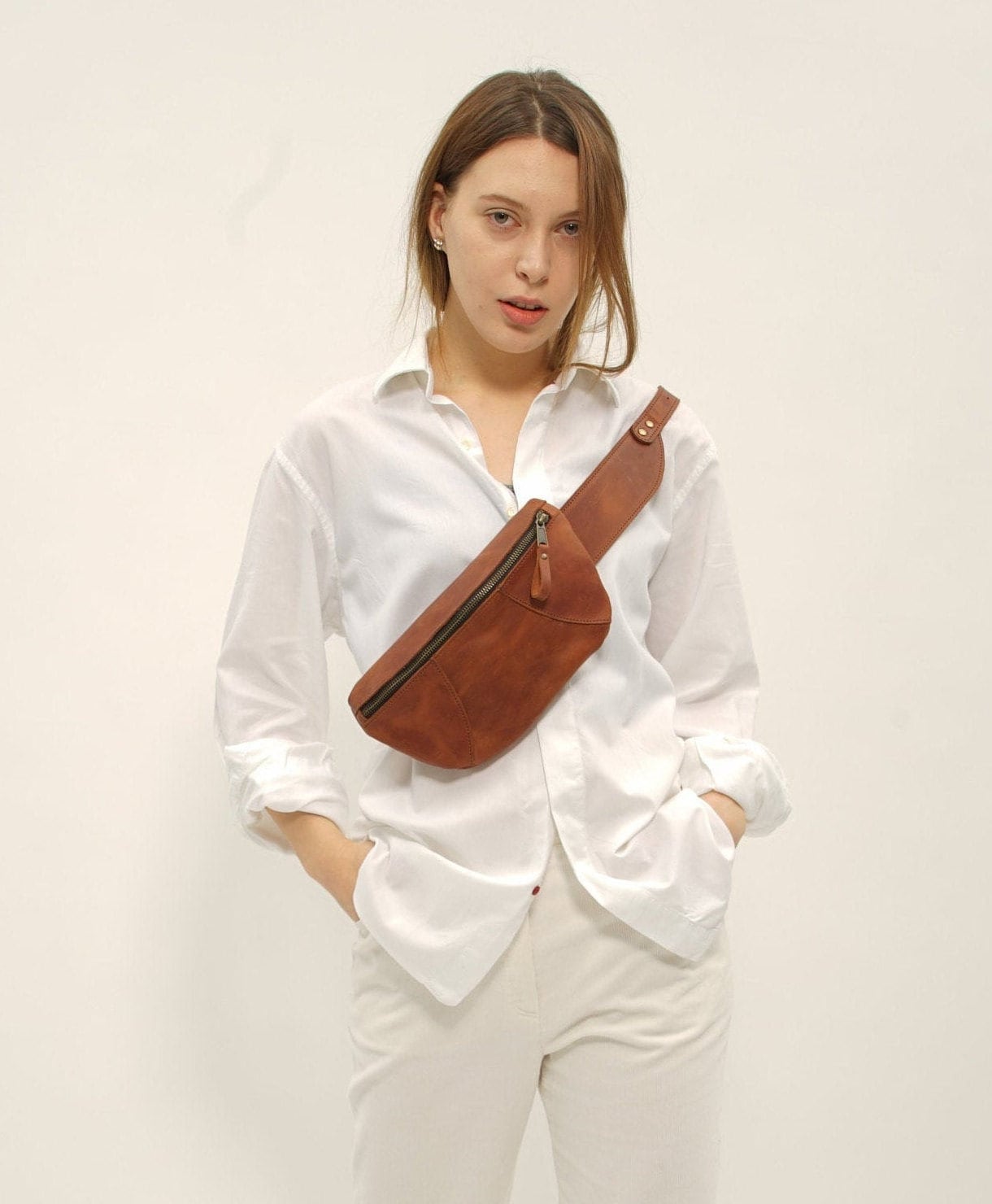 Waist Bag Women PU Leather Fanny Pack Fashion Belt Bag For Women Small  Phone Bag