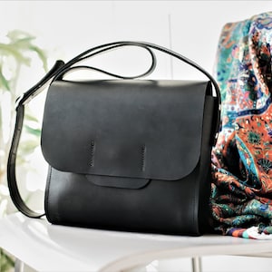 Leather Crossbody Bag Women Shoulder Bag Mini Bag Cross Body Bag Leather Purse Woman Handbag Minimalist Bag Blue Bag Evening Bag Gift