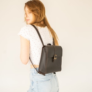 Sac à dos en cuir pour femme,Mini sac à dos en cuir,Cartable en cuir pour femme,Sac à dos fait main,Mini sac à dos pour femme,Sacs à dos en cuir,Sac à dos en cuir
