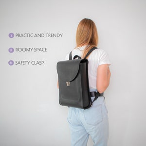 Leather Backpack Women,Laptop backpack,Travel Rucksack Leather,Leather MacBook backpack,Leather bag for Women