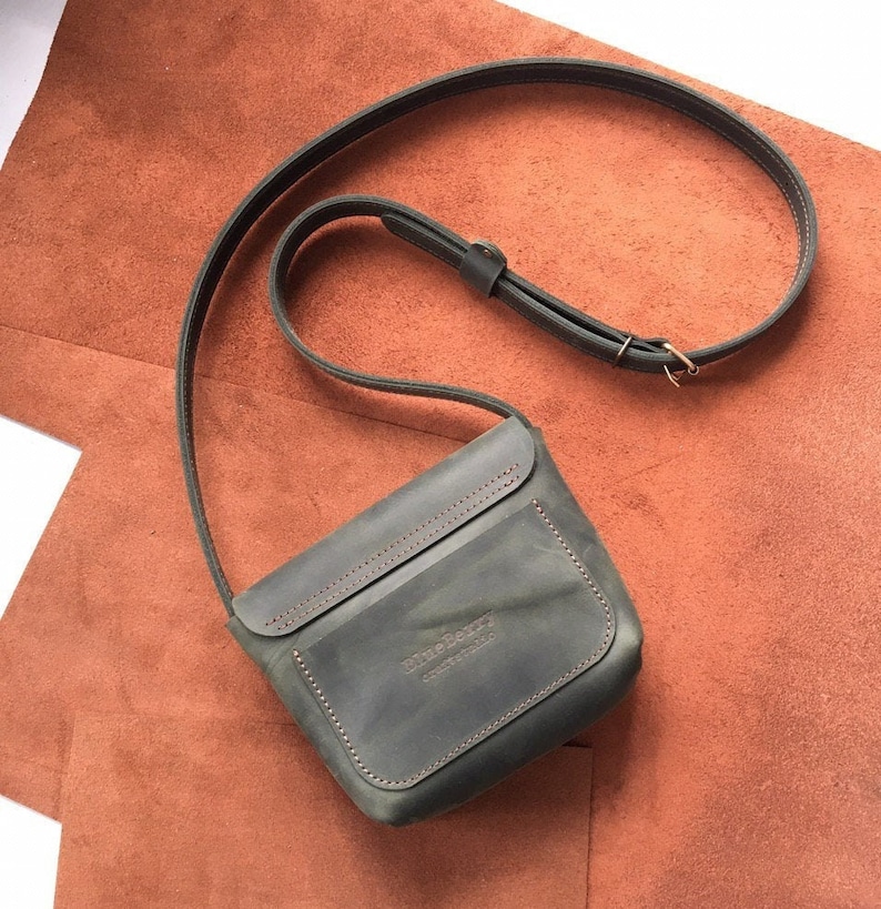 Leather crossbody bag,leather handbag,Women city Bag,Cute Leather Purse,Leather Purse for Girl,Mini leather handbag,Leather Gift for her image 3