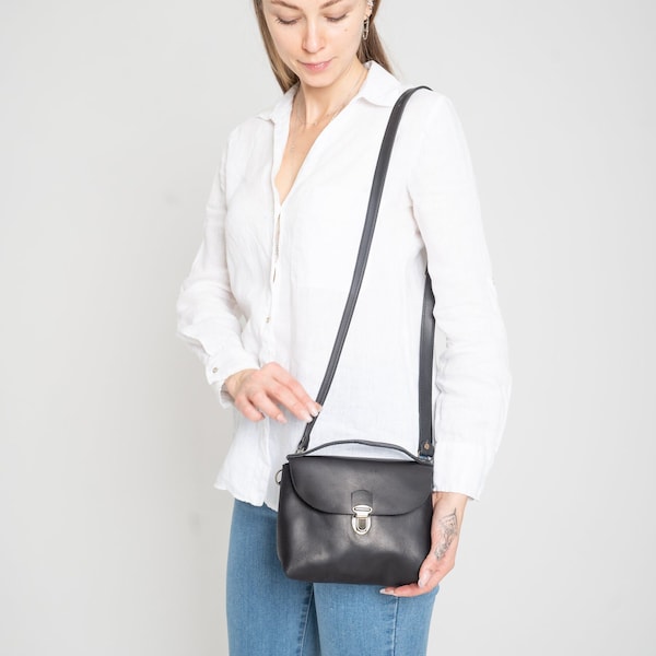Summer Mini Denim & Leather Crossbody Tote Handbag for Women main image 0