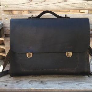 Mochila de cuero para mujer, Maletín de cuero para mujer, Mochila de cuero, Maletín de cuero, Bolso tipo mensajero para portátil, Bolso tipo mensajero de cuero, Bolsos hechos a mano
