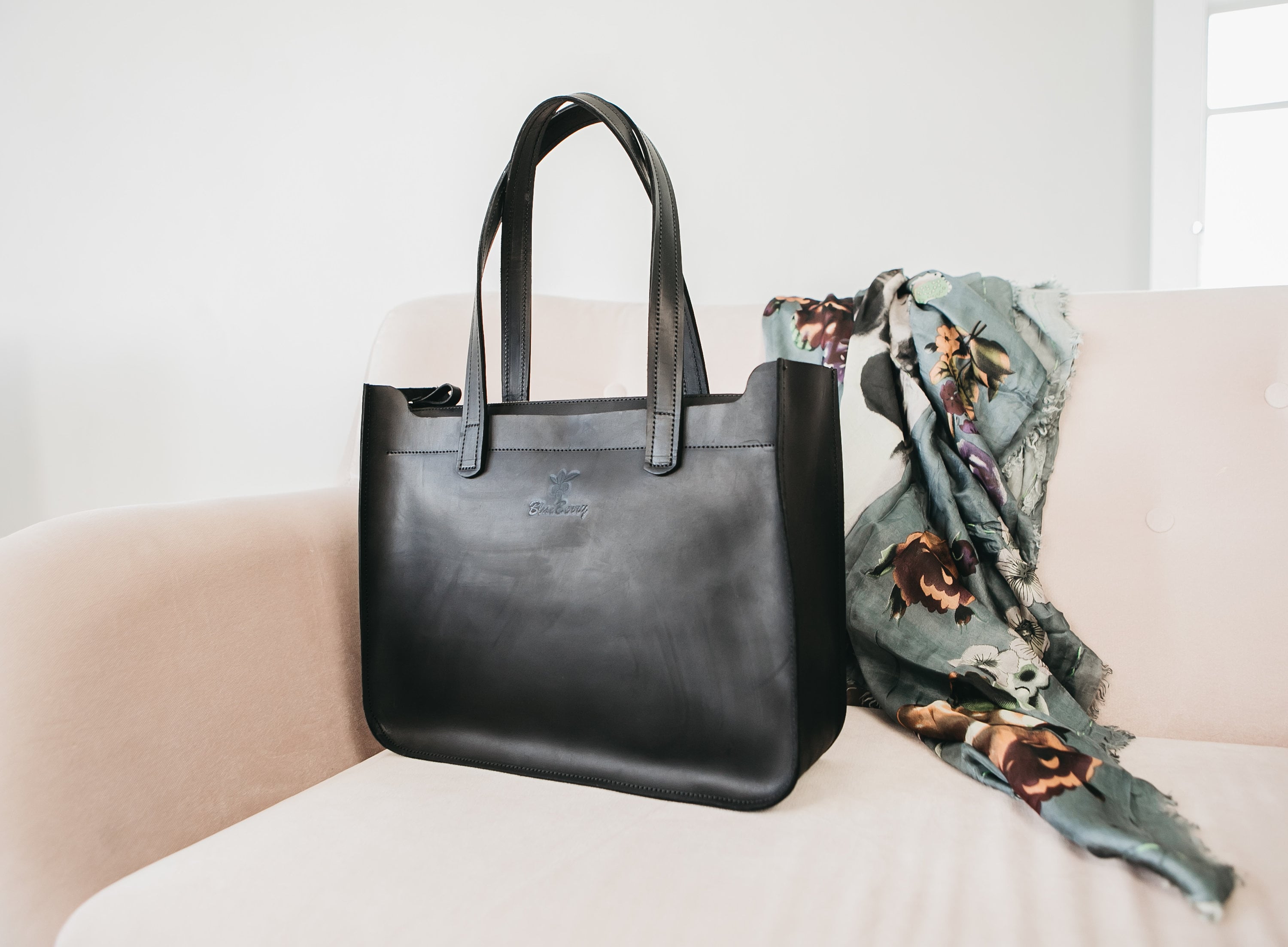 Black Leather Tote Bag,Laptop Tote Bag,Leather tote MacBook ,Idea Gift for her,Leather tote women,Leather Diaper Bag,Leather Shoulder Tote