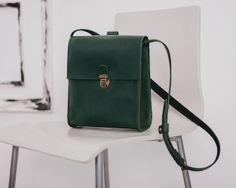 Leather Crossbody Bag Women Shoulder Bag Mini Bag Cross Body Bag Leather Purse Woman Handbag Minimalist Bag Cross Body Bag Gift