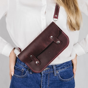 Leather Belt Bag,Leather Waist Bag,Festival Hip Bags,Fanny Pack,Belt Bag,Hip Bag,Blue Fanny Pack,Waist Belt Pack,Waist Hip Bag,Gift Women